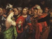 Lorenzo Lotto Christ and the Adulteress France oil painting reproduction